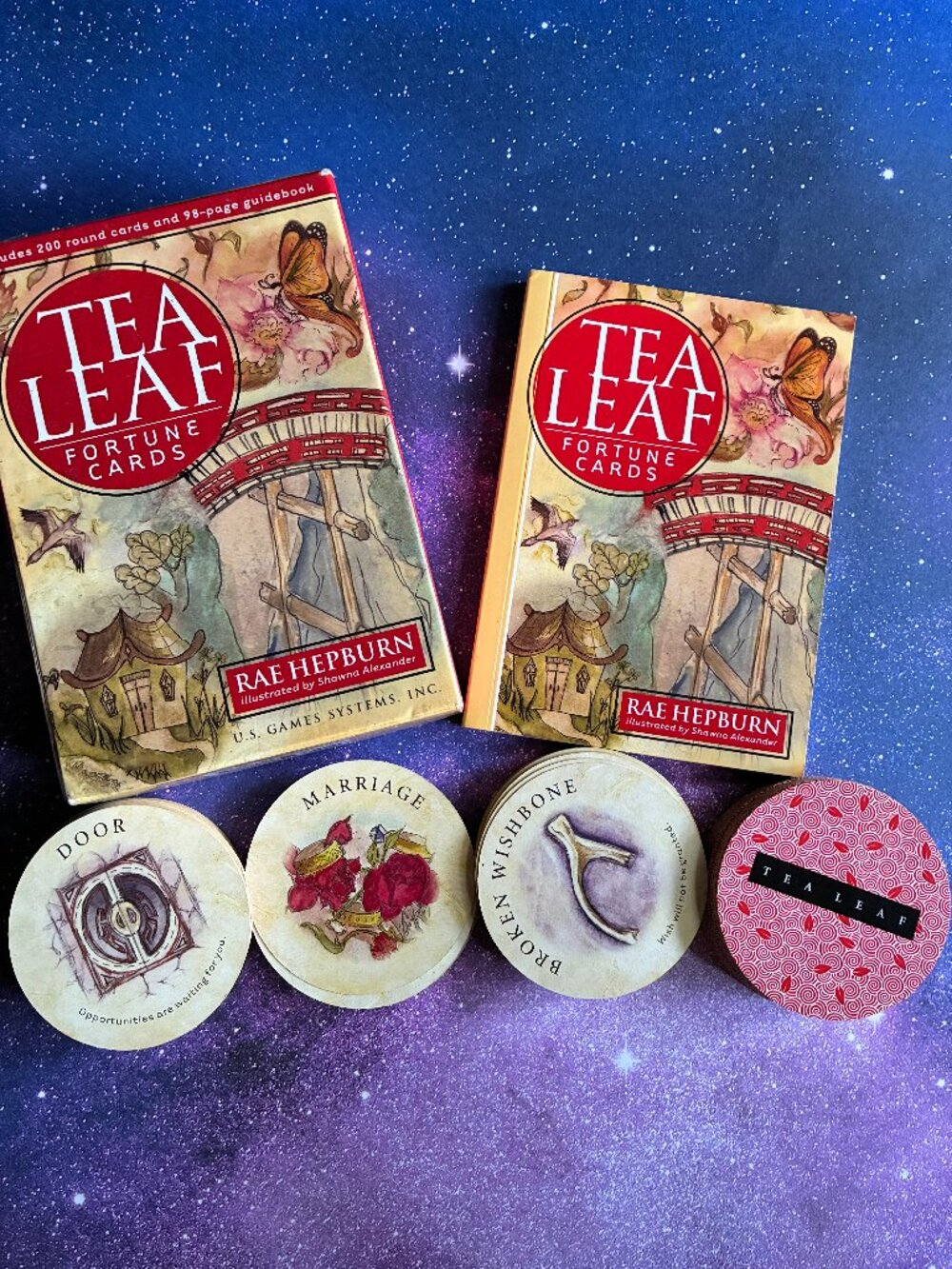 Tea Leaf Tarot Cards with book